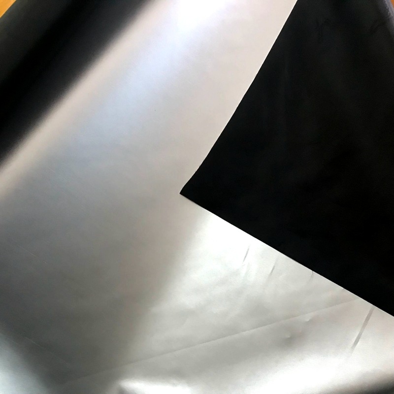 In stock large supply of 210T polyester taffeta dyed base silver coated dustproof shading car clothes luggage lining
