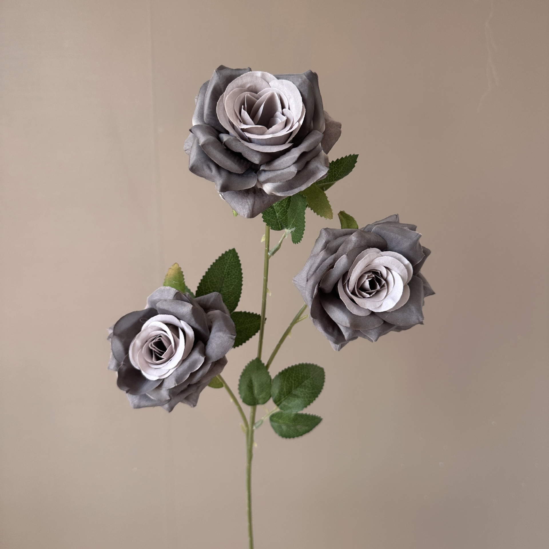 Picture of New 3-Head Diamond Rose Artificial Flower Wedding Hall Decorative Flower Artificial Flower Amazon Export Bouquet Rose Flower