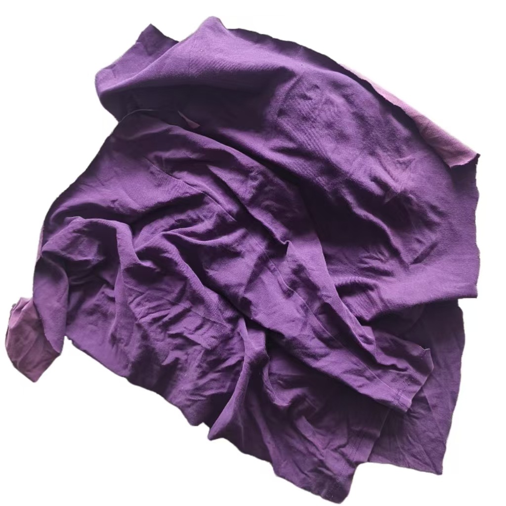 Picture of Mixed Colorful Old Clothes Cutting Machine Cloth Absorbent Water and Oil Absorbent Rag Machine Cloth Large Piece
