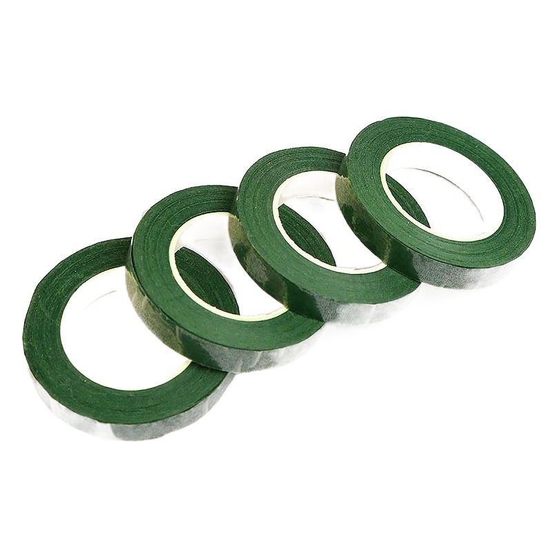 DIY Handmade Material Tie Garment Flower Pole Wrapping Tape Paper Tape Green Gardening Flower Paper Tape Flower Shop Supplies
