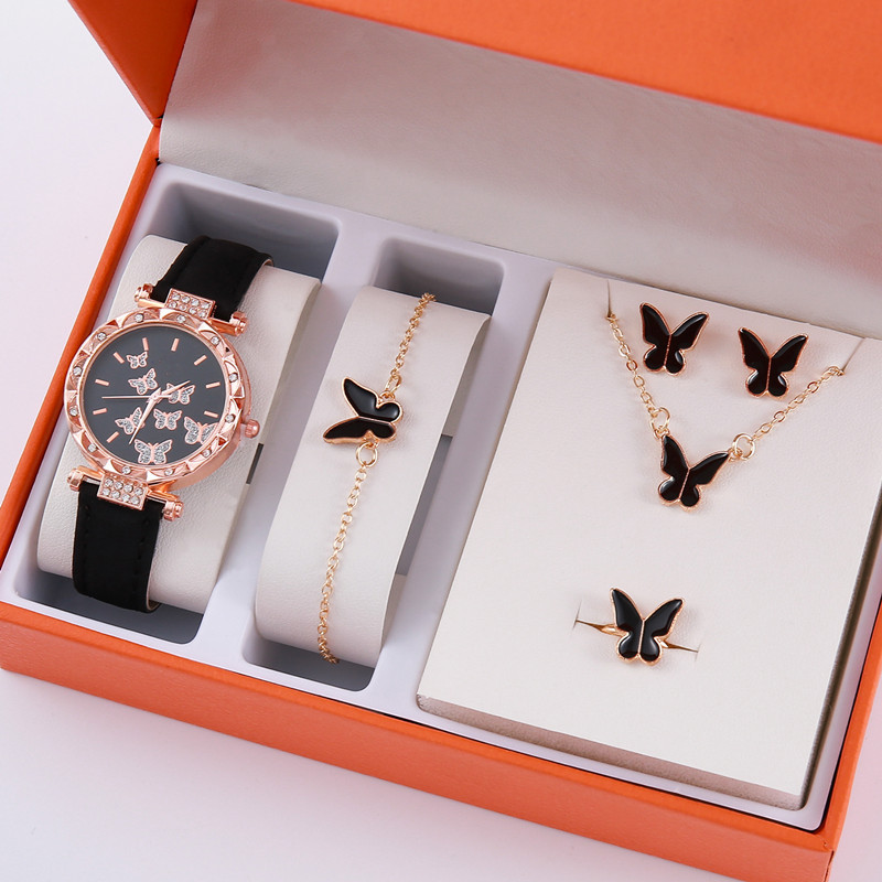 Picture of New TikTok Popular Women's Watch Fashion Simple Watch Butterfly Digital Belt Watch Wholesale
