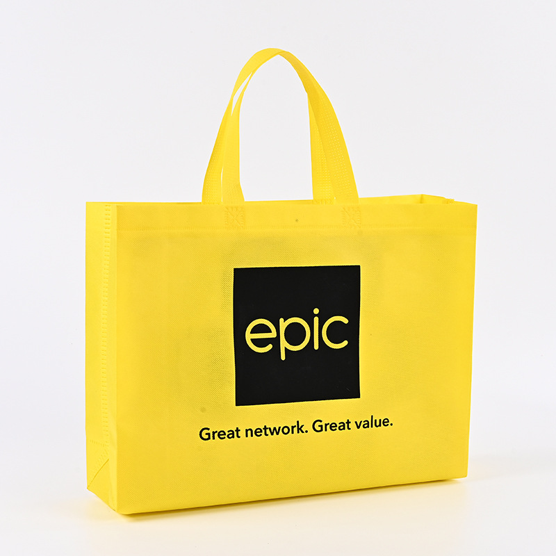 Non-woven bag custom-made clothing handbag supermarket shopping portable three-dimensional bag cross-border film-coated gift bag