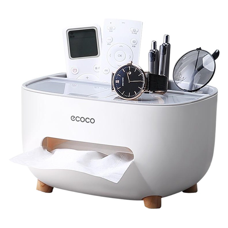 Paper Box Household Living Room Coffee Table Restaurant Creative Cute Simple Light Luxury Multi-function Remote Control Storage Tissue Box