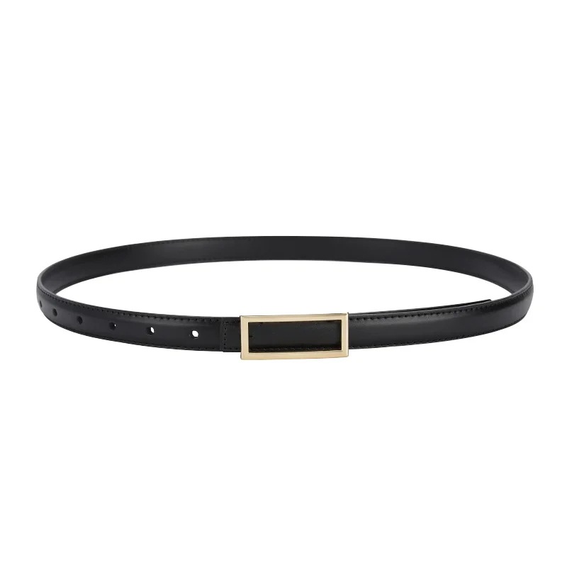 Picture of Belt Women's High-end Sense Belt Genuine Leather Summer Decorative Thin Belt Fashion All-match dress Suit Trendy Trouser Belt