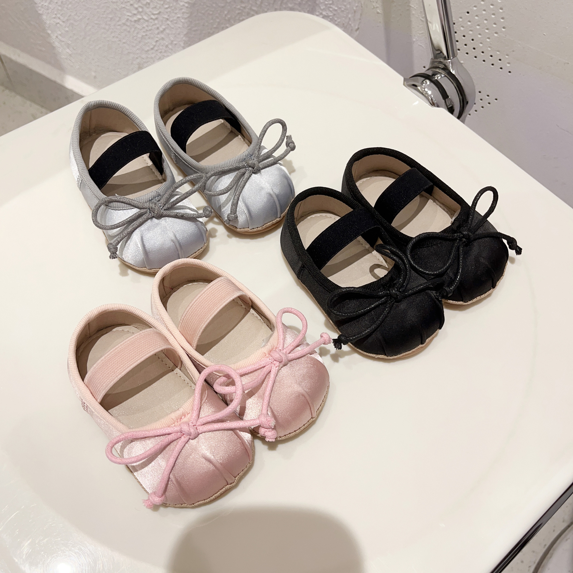 2025 Baby Girl Princess Shoes Children's Soft Soled Shoes Summer New Velcro Trbottomy Shoes Infant and Toddler Outing Leather Shoes
