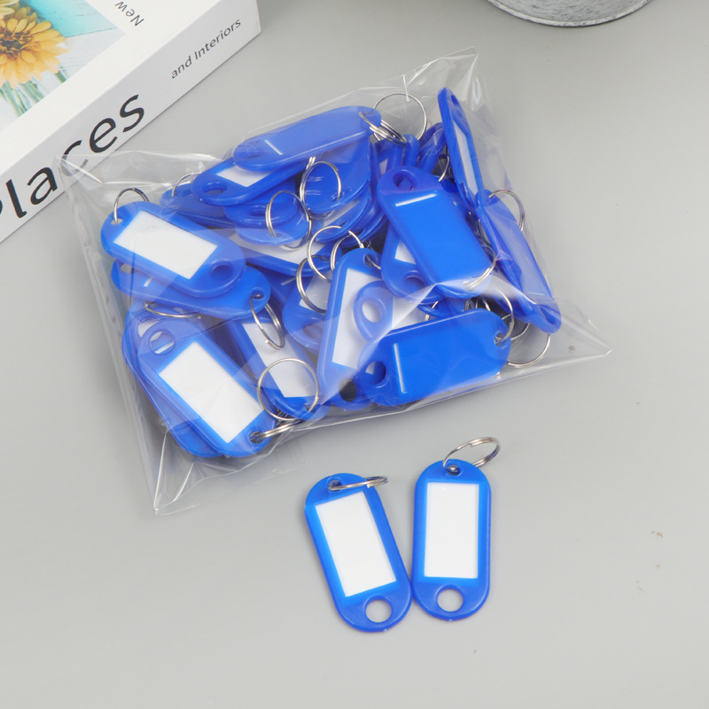 Picture of Cross-border plastic pp key card rental room hotel key tag classification tag mark key chain