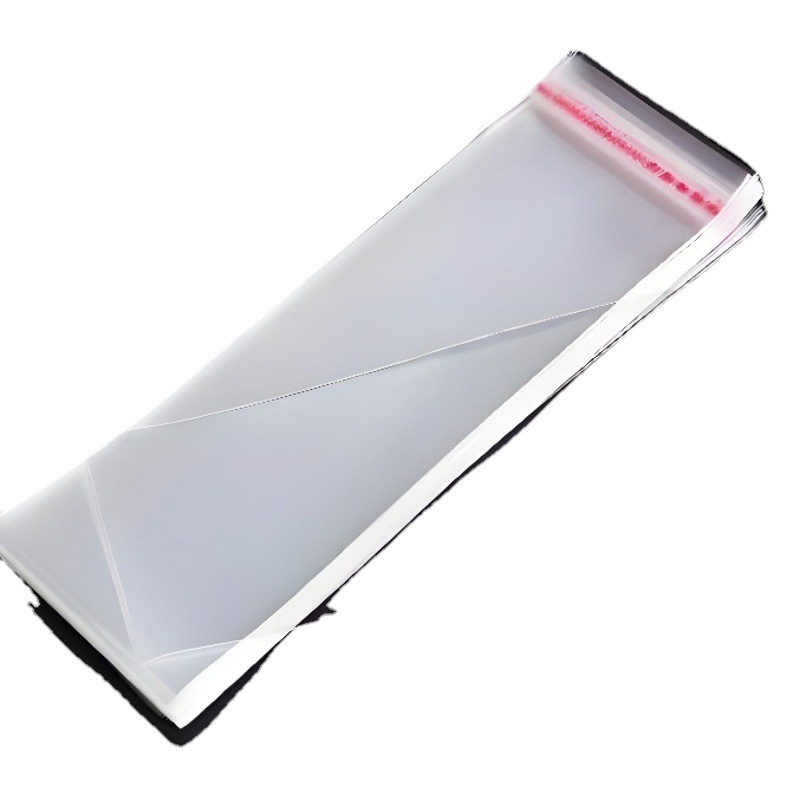 in stock 5 cm6cm7cm8cm jewelry packaging bag slender strip bag earrings transparent opp self-adhesive bag opp bag