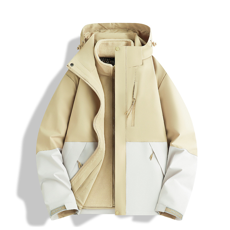 Picture of 2025 New Men's Graphene Liner Rush Clothes Three-in-One Removable Warm fleece-lined Thickened Women's Mountaineering Clothes Trendy