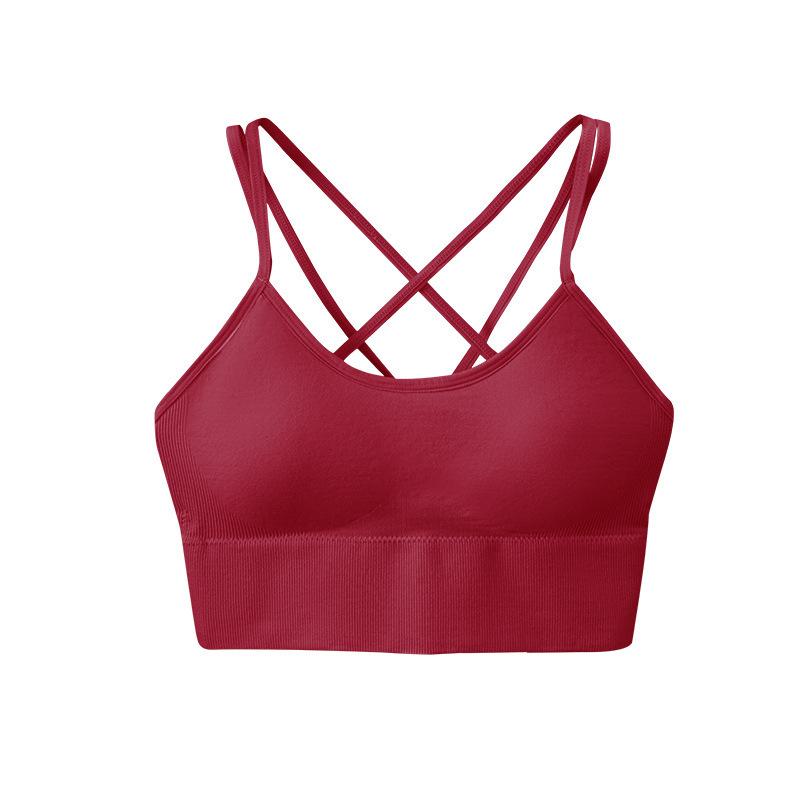 Picture of Cross-border Sports Underwear Women's Plus Size Thin High-strength Shockproof Running Yoga Vest Beautiful Back Push-up Bra