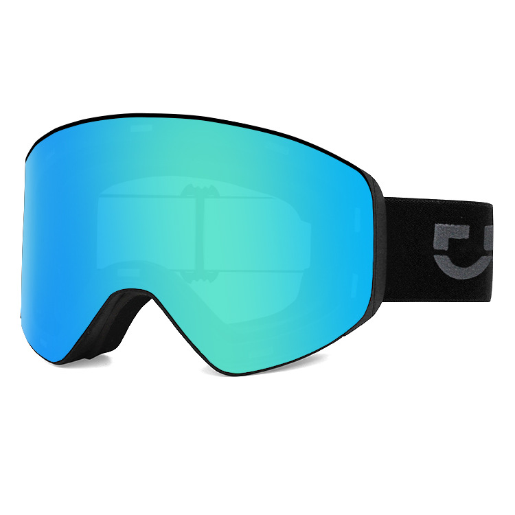 Picture of Outdoor Ski Glasses Double-Layer Anti-Fog Magnetic Ski Goggles for Adults and Men Mountaineering Snow Goggles Windproof Goggles Equipment