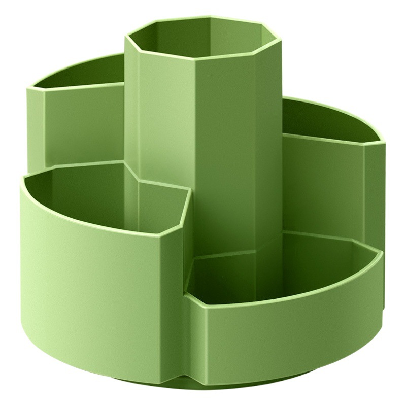 Pen holder creative high and low separation rotatable multi-functional simple modern storage container children's stationery light luxury storage box