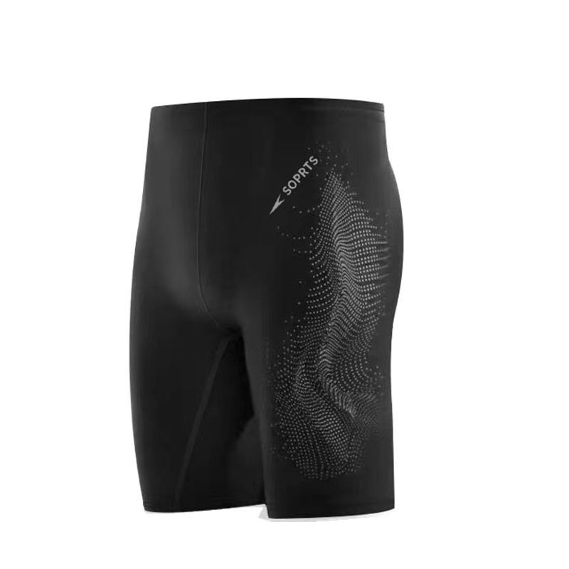 Picture of Amazon Mid-Length Swimming Trunks 2022 Fashionable Racing Five-Point Swimming Trunks Professional Sports Style Polyester Swimming Trunks Manufacturer