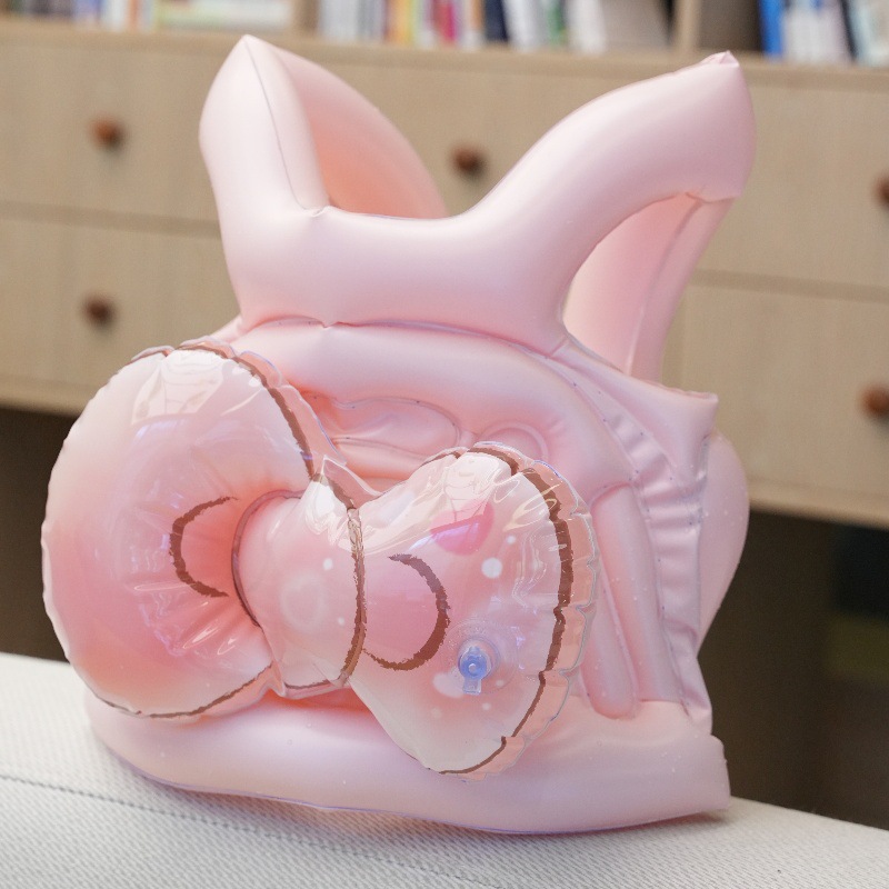 Picture of abc inflatable swimsuit children's pvc inflatable safety vest thickened large buoyancy children's swimming leak-proof swimsuit