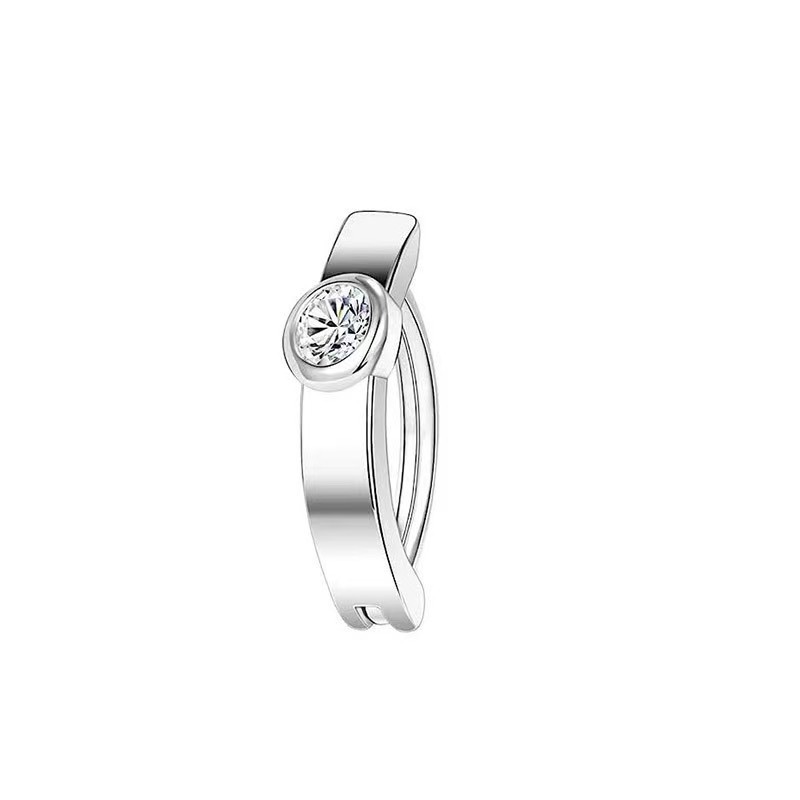Picture of Europe and the United States cross-border hot selling smooth belly button ring diamond zircon style belly button nail belly button puncture jewelry explosions