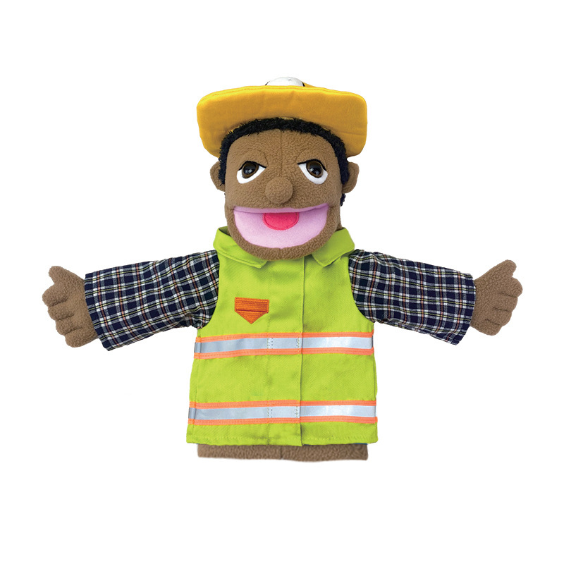 Picture of New Cartoon Half-body Professional Character Hand Doll Kindergarten Parent-child Games Plush Toy Family Early Education Doll