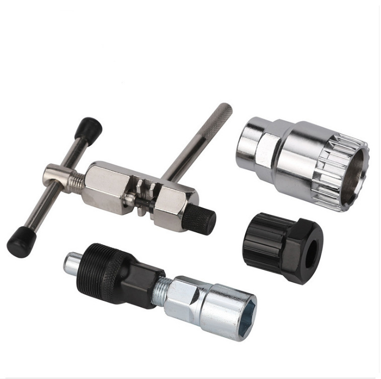Bicycle flywheel removal tool chain wrench card fly fixing tool Bowl set removal card fly tool