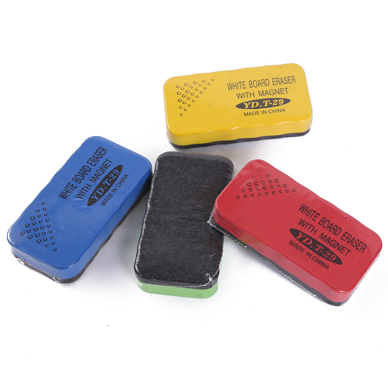 Picture of In stock wholesale EVA magnetic eraser whiteboard blackboard dual-use cartoon felt blackboard eraser color Lizheng whiteboard eraser