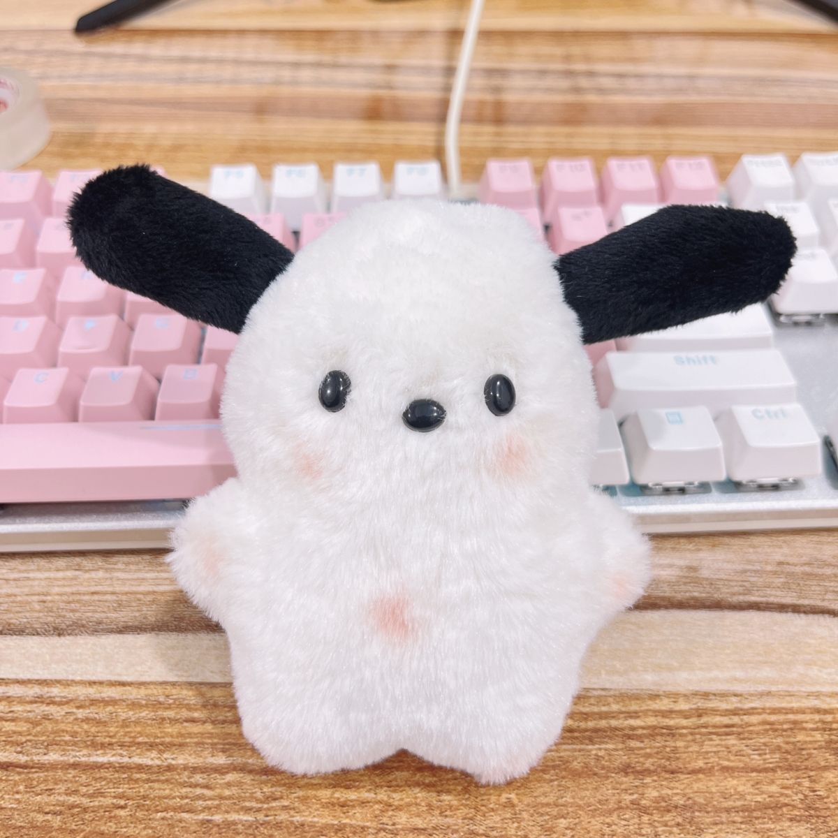 Picture of Cyber Celebrant Pilot Blush Parchal Dog Plush Doll Keychain Girl Pericardium Bag Pendant Pendant Doll Doll