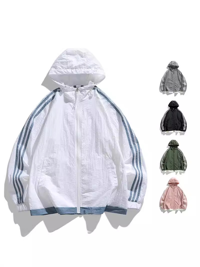 School Sunscreen Suit Sports Outdoor Summer Breathable Anti-ultraviolet Thin Single Layer Waterproof Windbreaker Charge Sunscreen Suit
