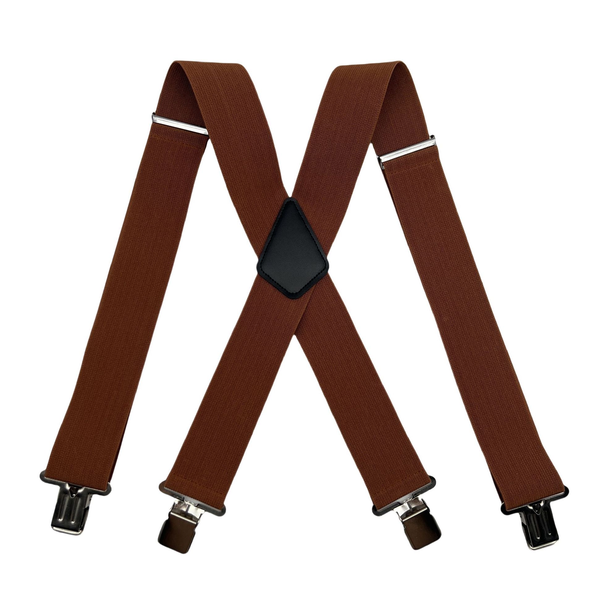 Picture of Cross-border source X type 5CM adult men's strap clip elastic elastic men's straps men's trousers suspenders