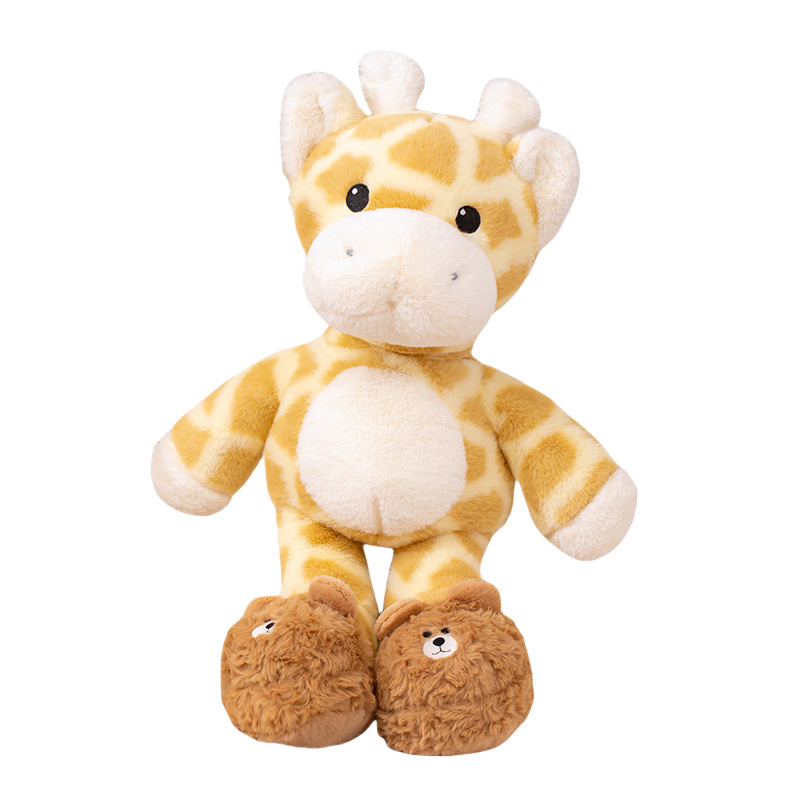 Picture of Cute Leisurely Fawn Doll Doll Plush Toy Sika Deer Rag Doll Children's Female Birthday Gift