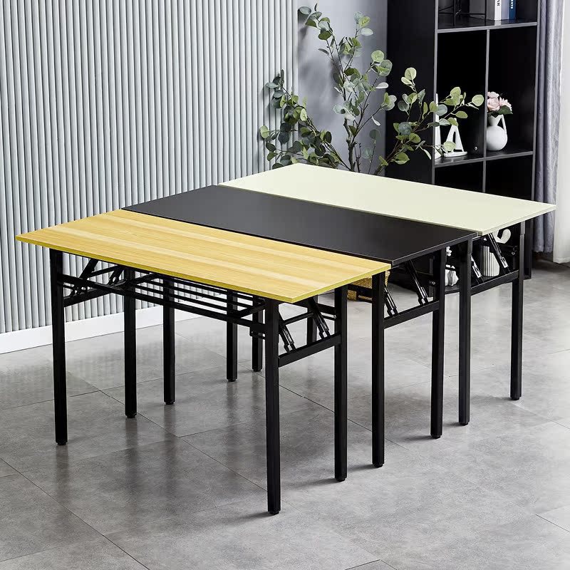 Folding Table Multifunctional Outdoor Portable Training Table Long Bar Table Simple Rectangular Study Conference Office Desk