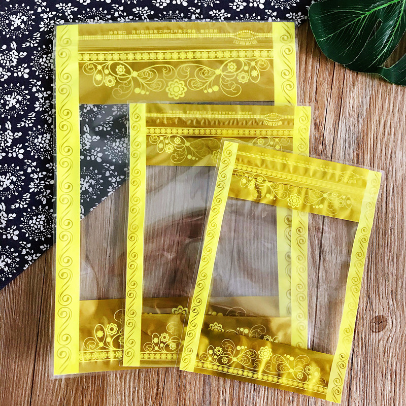 Phnom Penh Packaging Bag Candy Scented Tea Dried Goods Mushroom Mushroom Packaging Grain Biscuits Baking Ziplock Bag
