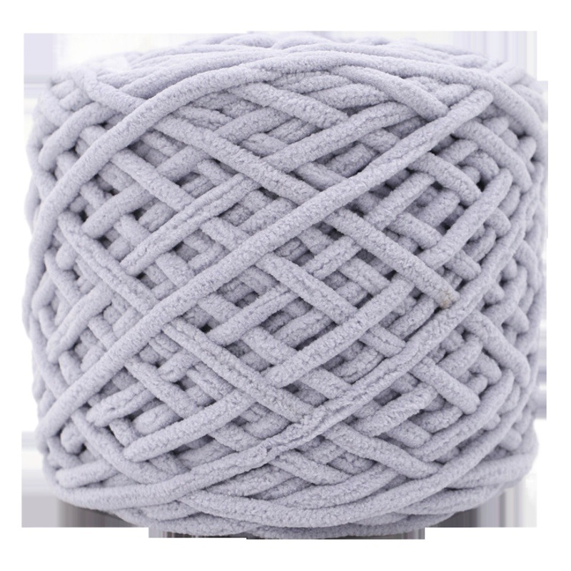 165g single-strand small ice strip wool crocheted shoe thread handmade DIY woven carpet thread thick wool scarf line doll