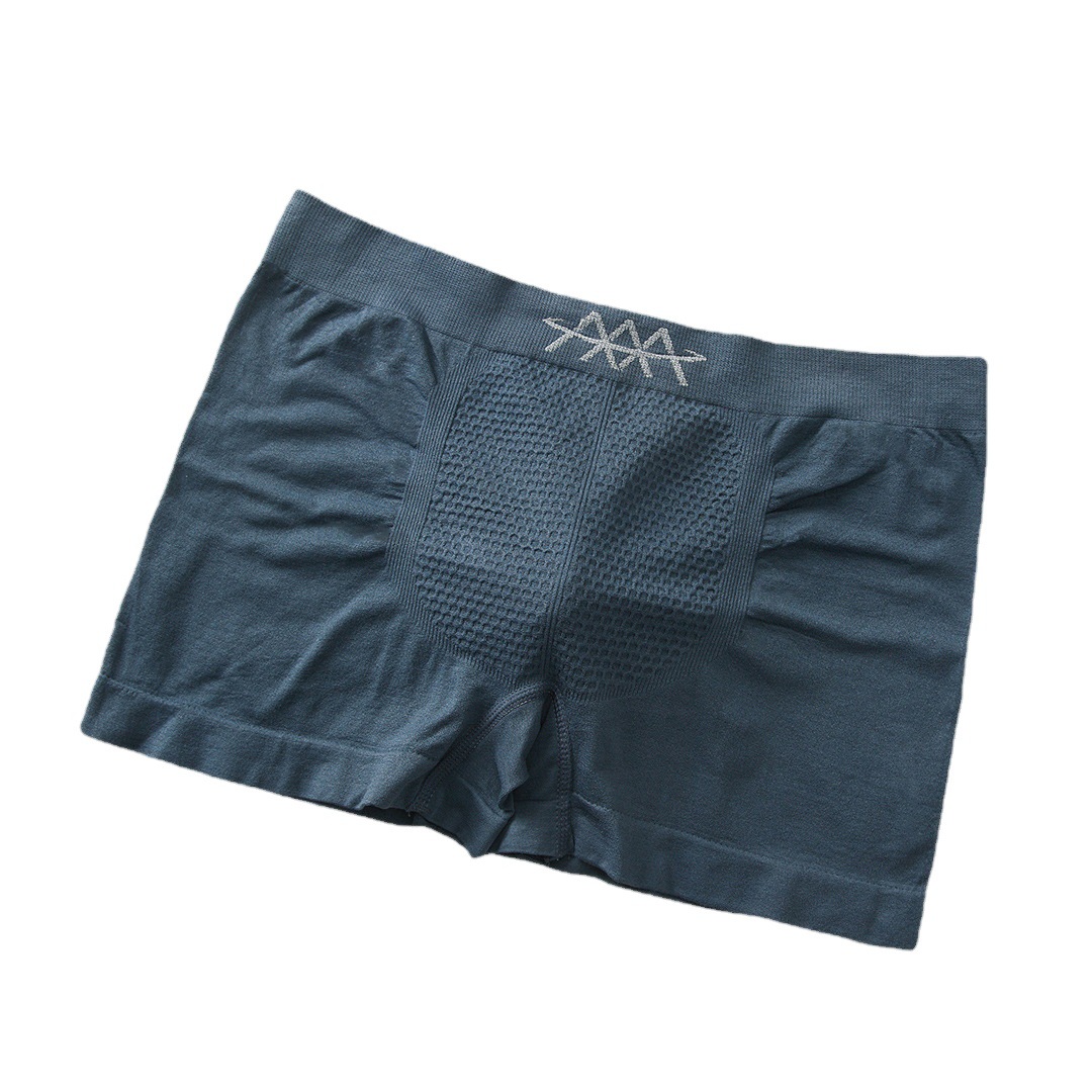 3A Bird's Nest Fashion Magic Magnetic Underwear Men's Wholesale Underwear Moisture Absorption Sports High Elastic Cotton Seamless Men's Boxers