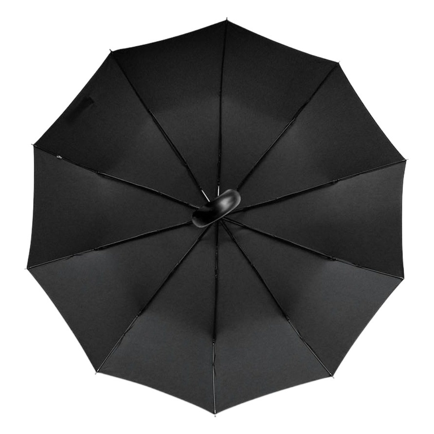 70% off Automatic Elephant Umbrella Leather Curved Handle Ten Bones Large Men's Business Pure Black Fully Automatic 70% off Stacked Umbrella