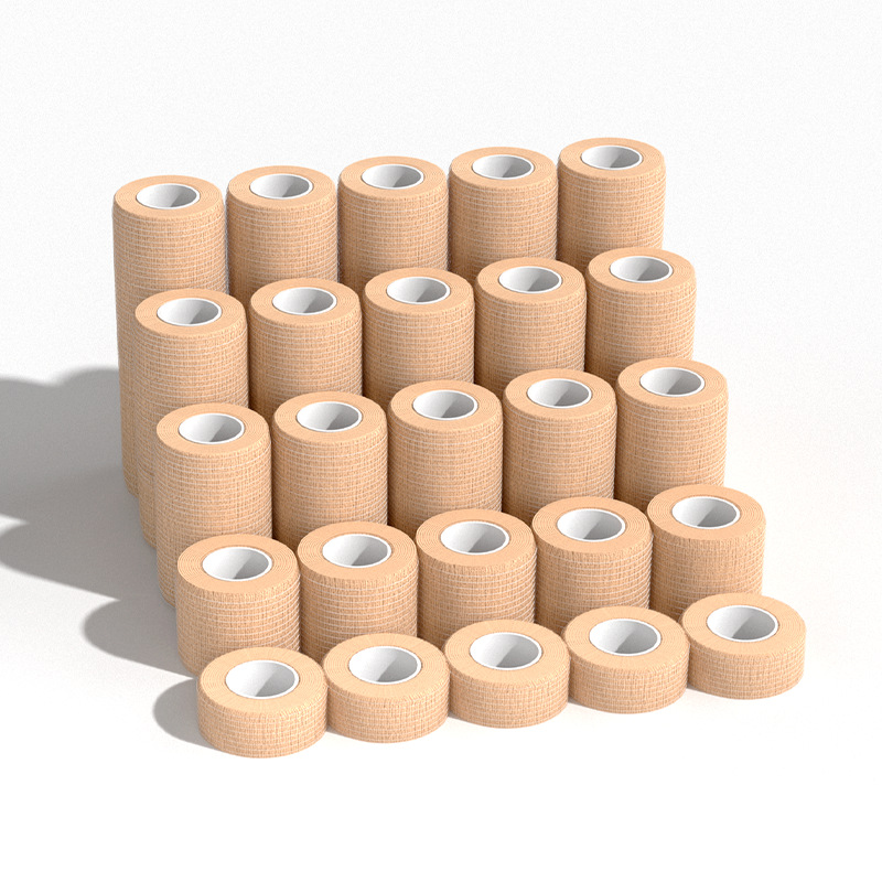 Picture of Self-Adhesive Elastic Bandage Hand Guard Breathable Fixed Sports Bandage Non-Woven Disposable Wound Bandage Elastic Bandage