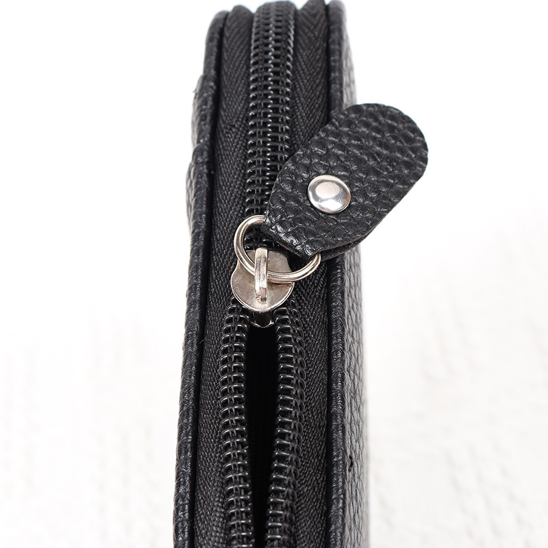 Picture of Cross-Border Organ Multifunctional Card Holder Foreign Trade New Hot Product Multi-Color Anti-Theft Zipper Vertical Short Wallet