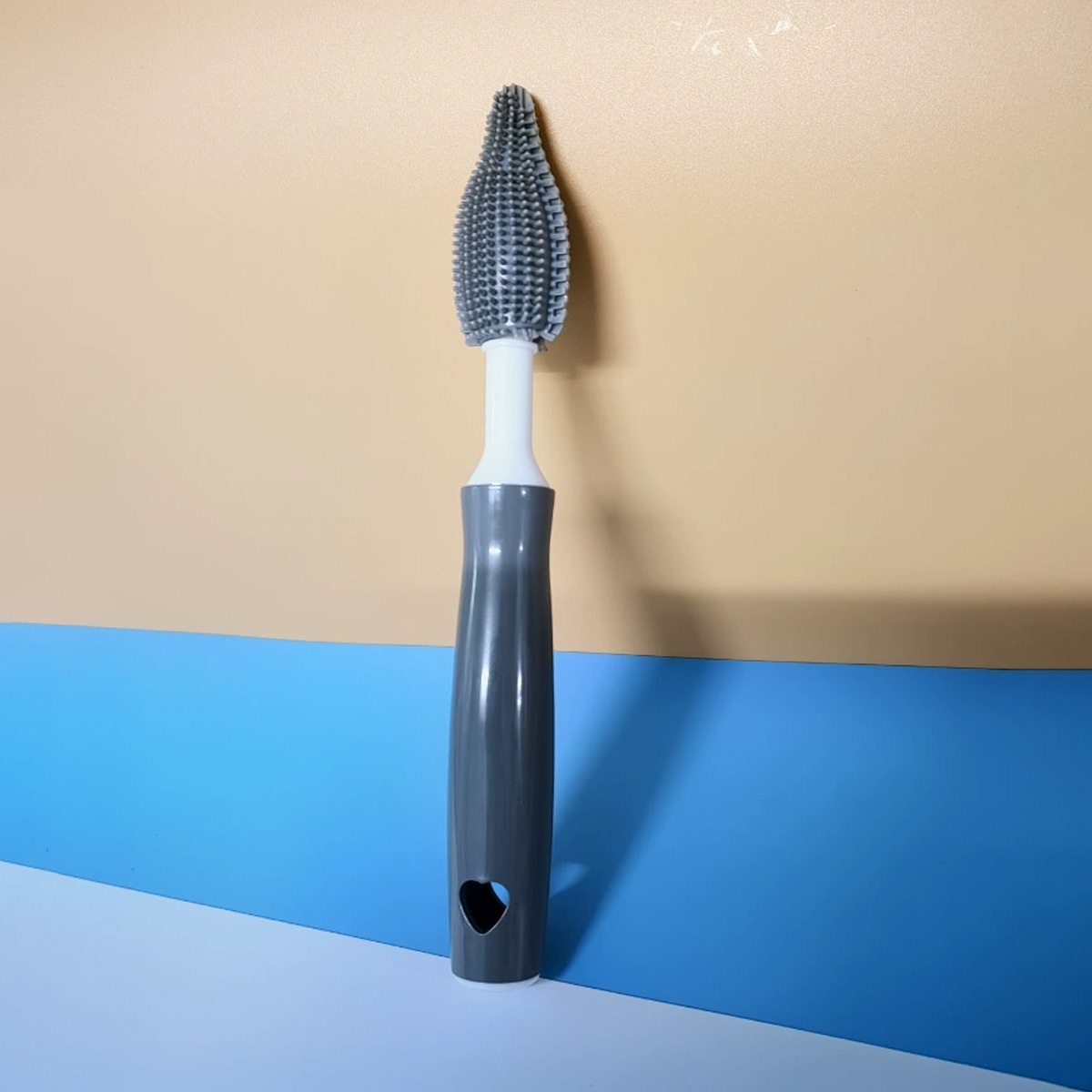 Picture of Liquid silicone bottle brush cleaning cup rotating brush nipple brush three-in-one multifunctional cleaning rinse factory direct sales