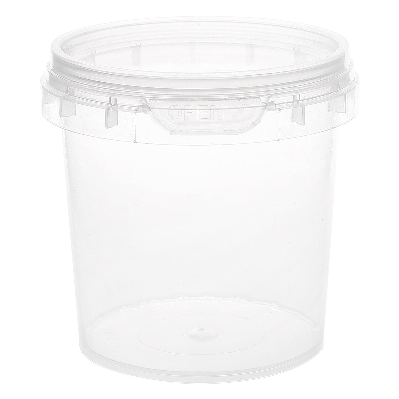 Wholesale Food-Grade Thickened Transparent Plastic Round Barrels, Sealed Storage Chemical Water Buckets, Milk Tea Tons of Storage, Pet Food Storage Barrels