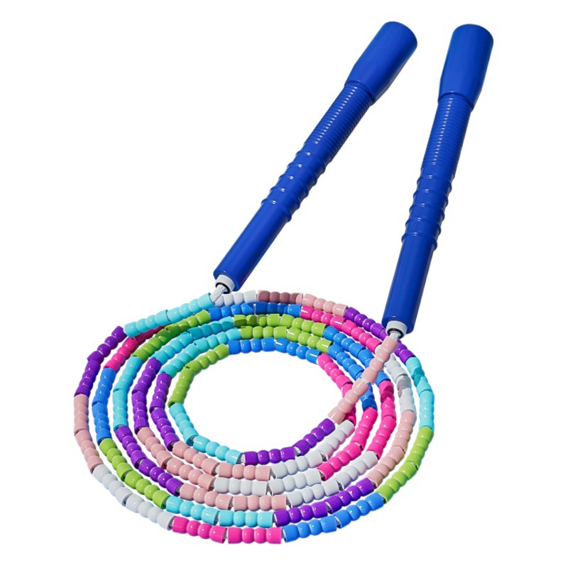 Pattern bamboo rope skipping children junior high school students examination fitness fat reduction sports training competition TPU wear-resistant rope skipping