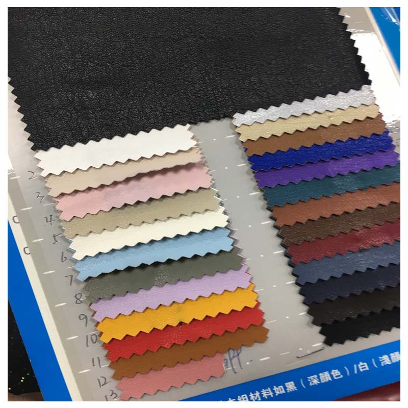 Picture of Wash-free stretch frosted Nappa clothing pu leather fabric fine grain imitation sheepskin clothing PVC leather artificial leather