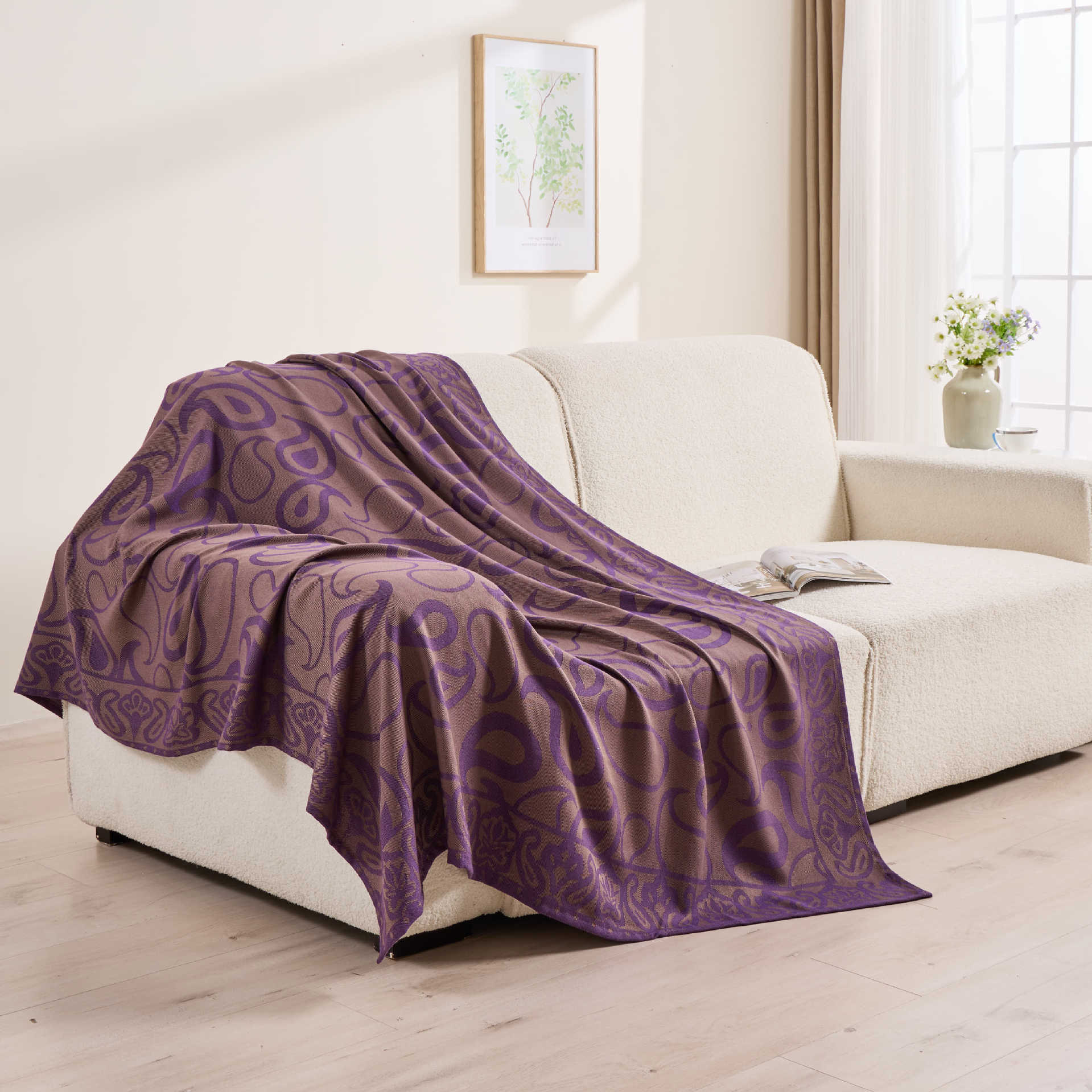 Picture of Factory Wholesale Aviation Blanket Aircraft Blanket First Class Blanket Office Summer Nap Air-conditioning Blanket Gift Blanket Blanket