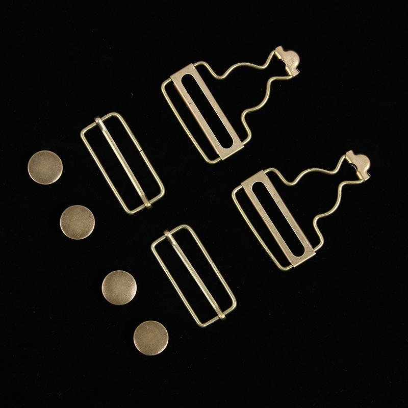 Pure copper gourd buckle strap pants accessories hanging buckle pants metal accessories copper wire buckle denim pants buckle hanging buckle copper