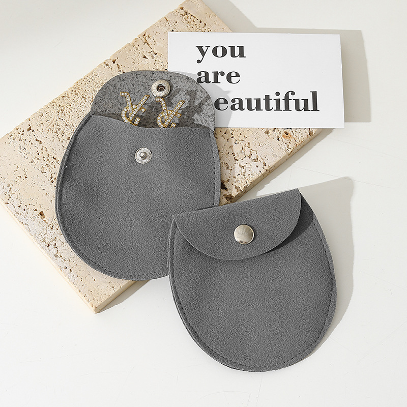 Picture of Multicolor Flannel Bag Jewelry Bag Snaps Thickened Bag Ring Necklace Anti-oxidation Jewelry Storage Bag Wholesale