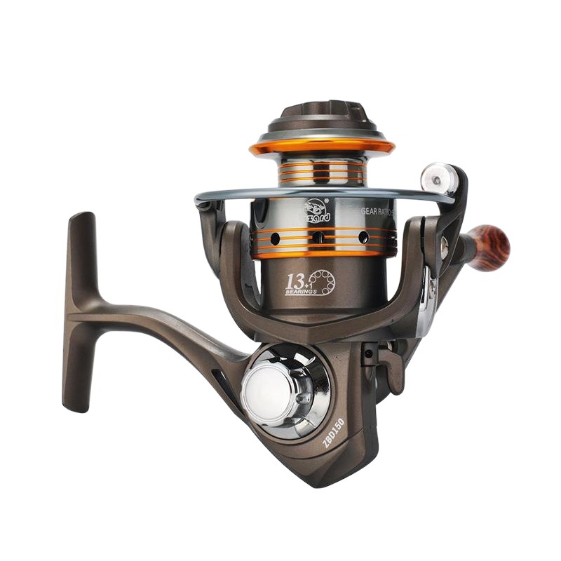 Cross-border source palm treasure mini wheel ultra-small spinning wheel fishing wheel full metal head rock fishing wheel ice fishing wheel fishing reel