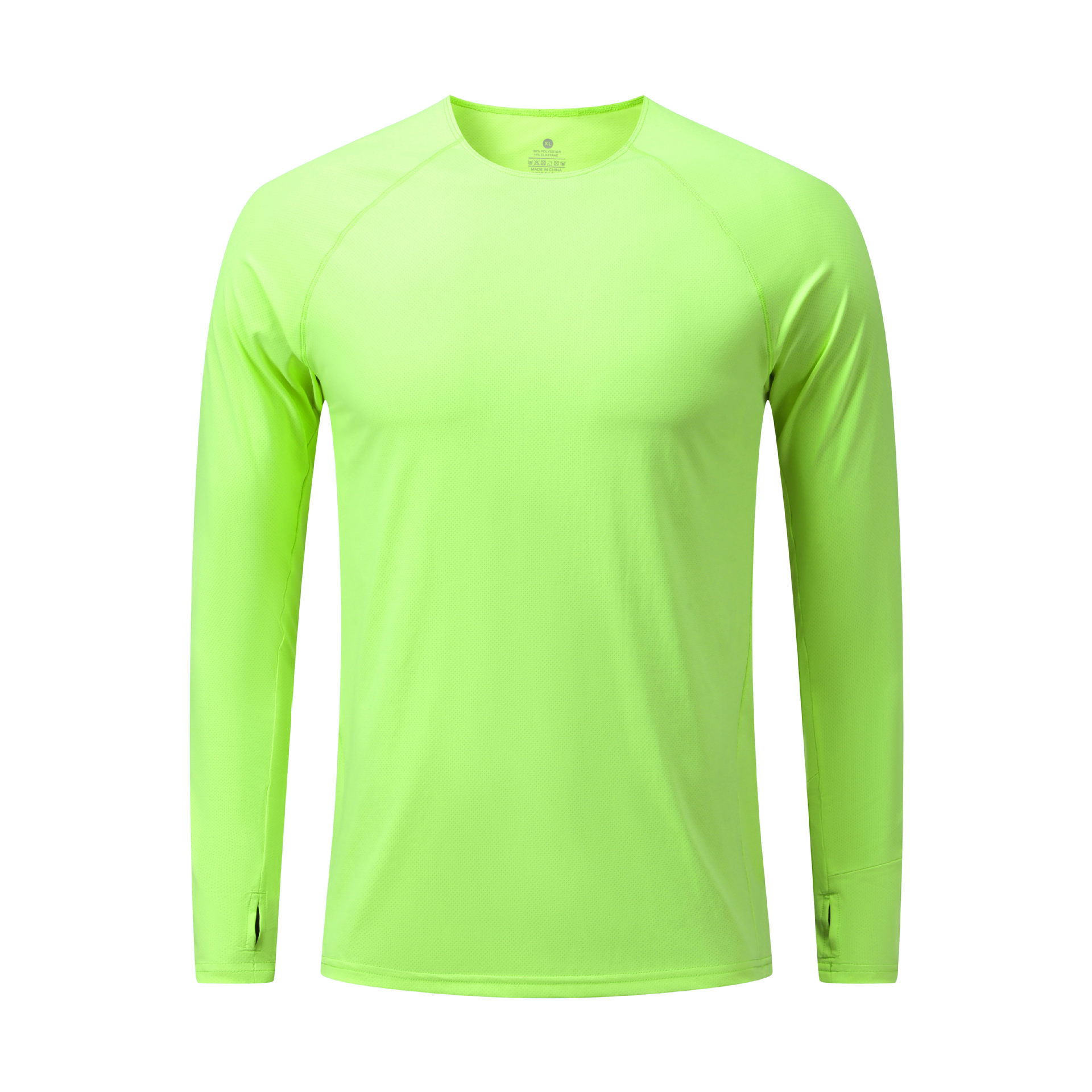 Picture of Autumn and Winter Training Round-Neck Sports Long-Sleeved Comfortable Top Fitness Sports High-Elastic Slim-Fit Quick-Drying Long-Sleeved Shirt for Men