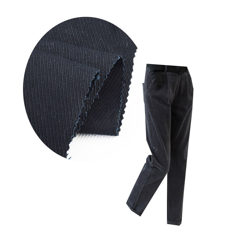 Pure Cotton Cavalry Inclined Fashion Casual Slim Stretch Workwear Cloth Ordinary Dyed Fabric
