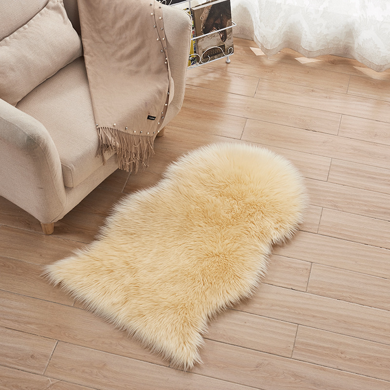 Picture of Modern Simple Machine Washable Living Room Entrance Carpet Balcony Study Bedroom Bedside Mat Machine Washable Solid Color Foot Mat