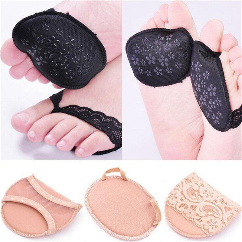 Thickened Super Soft Forefoot Pad High Heel Insoles Invisible Foot Pad Non-Slip Anti-Pain Shoes Foot Pad Invisible Socks Half-Palm Socks