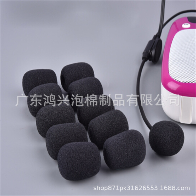 2025 Antibacterial Dustproof High Density Flexible Hardness Headphone Microphone Sponge Cover Live Broadcast Equipment Accessories Microphone