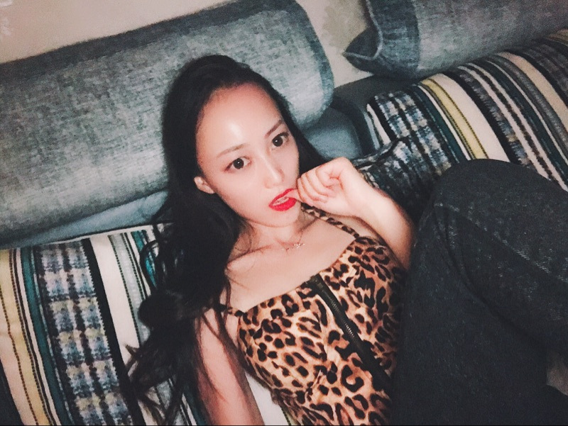 Leopard Print Crop Top with Elastic Bandage Camisole 718