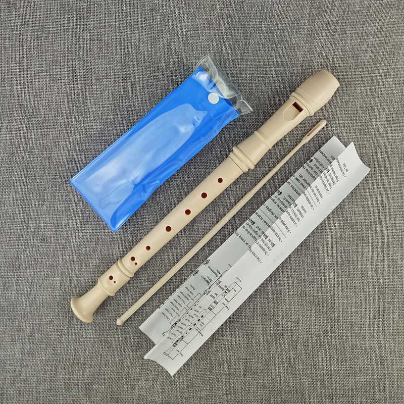 Swan White Recorder 8 Holes 6 Holes Eight Holes Six Holes Kidsren and Students Beginner Recorder Teaching with Export Recorder