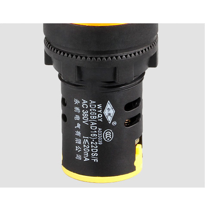 Picture of Direct supply solid color LED signal light AD16-22DS high brightness indicator light hole 22mm220v380V