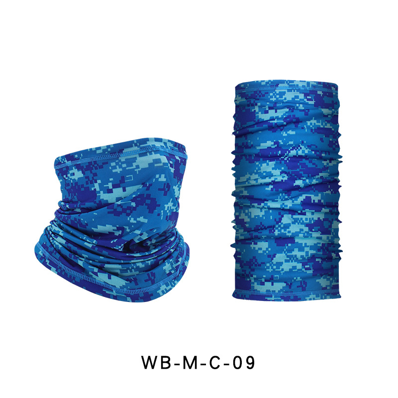 Picture of Outdoor breathable sunscreen breathable Ice Silk sports turban scarf Fishing Magic face scarf collar riding mask headgear