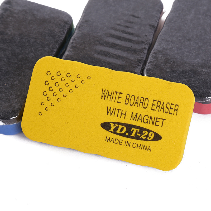 Picture of In stock wholesale EVA magnetic eraser whiteboard blackboard dual-use cartoon felt blackboard eraser color Lizheng whiteboard eraser
